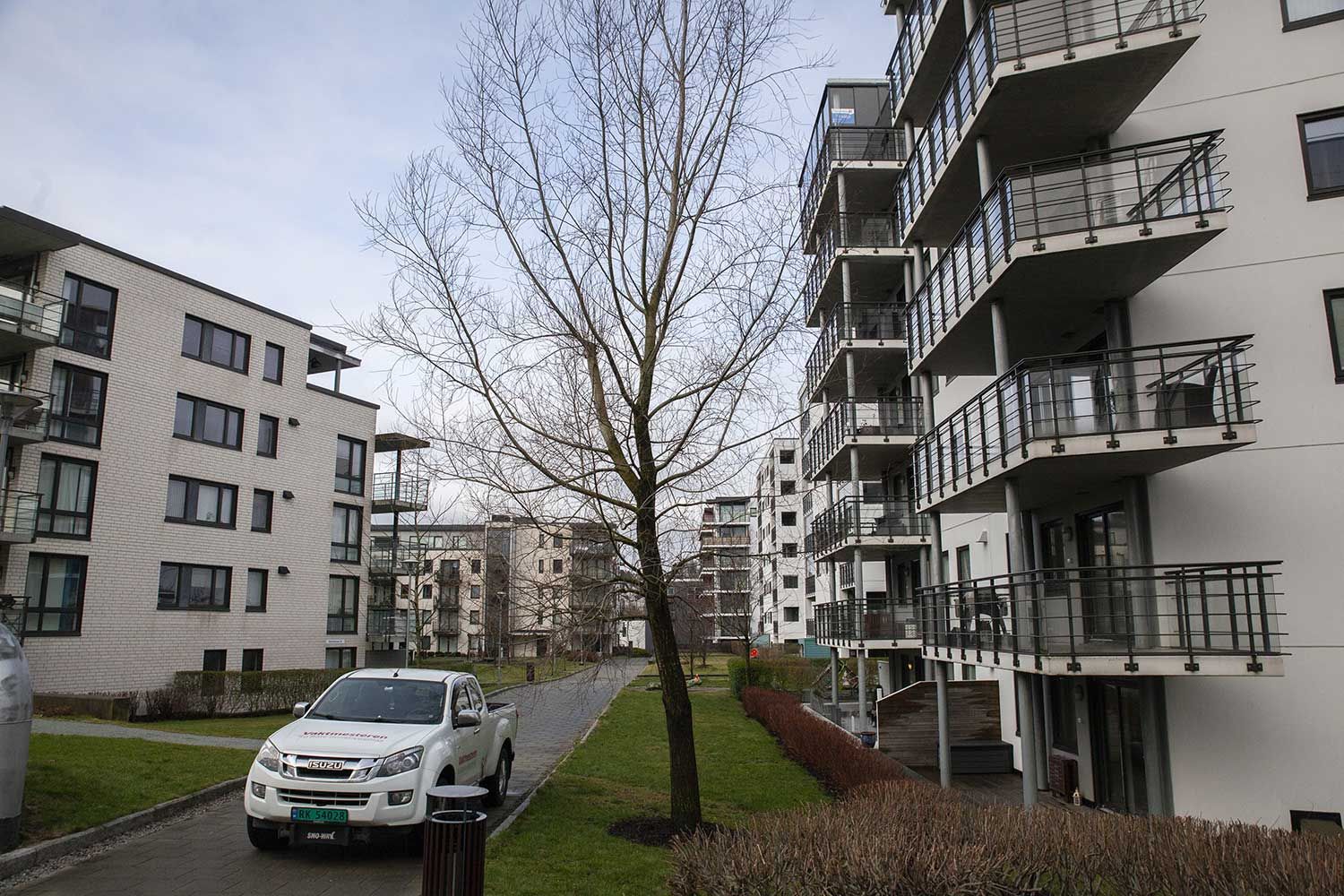 bilde av bate sin vaktmester-bil i borettslag