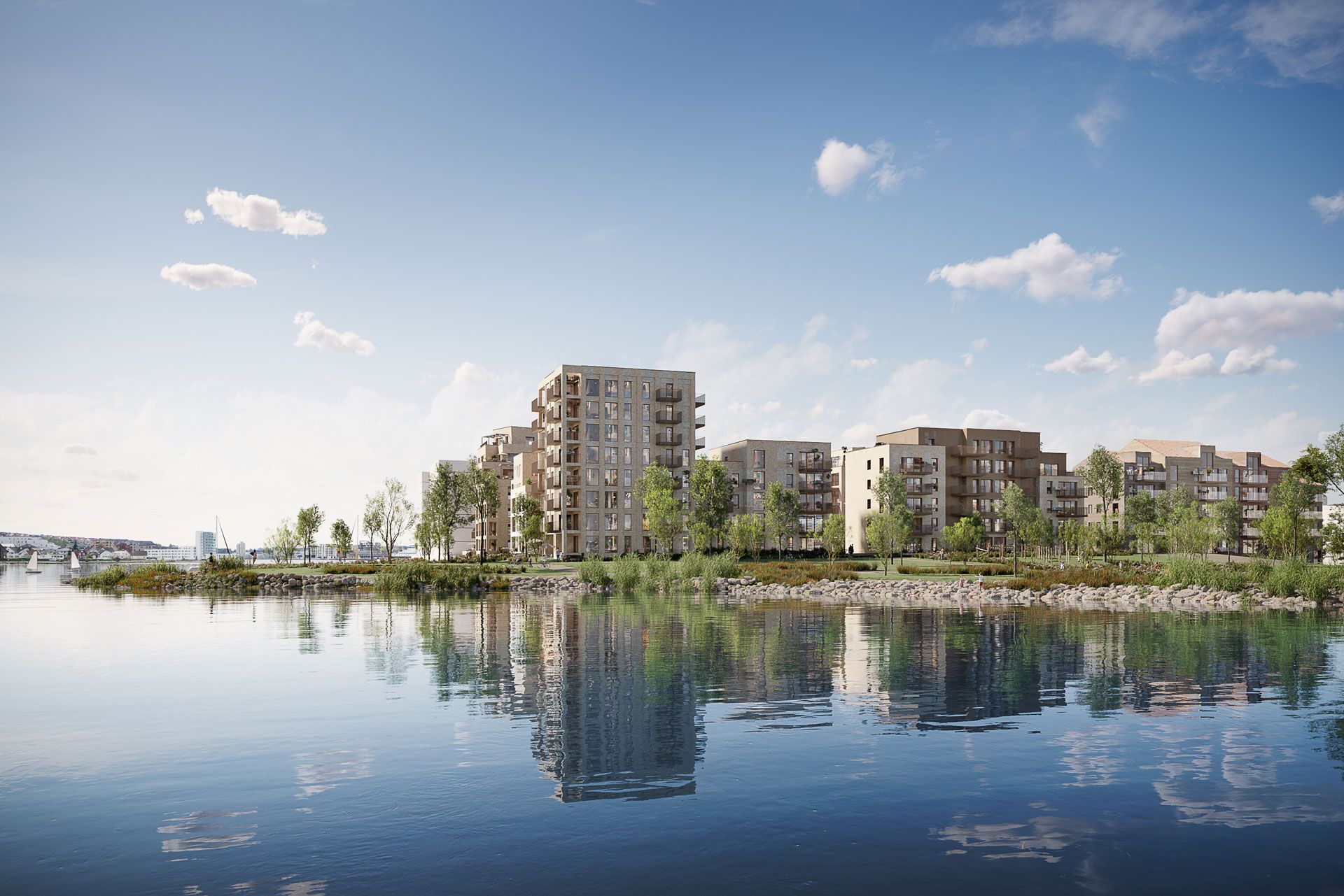 Illustrasjon av Østraadt Havn