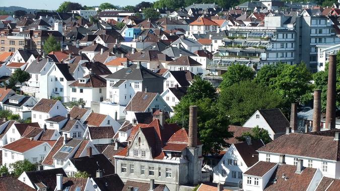 Hus og bygninger i Gamle Stavanger