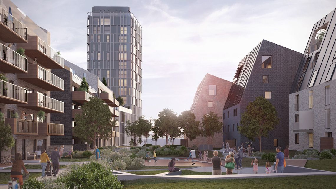 Bilde av stor frodig hage som blir et naturlig samlingspunkt