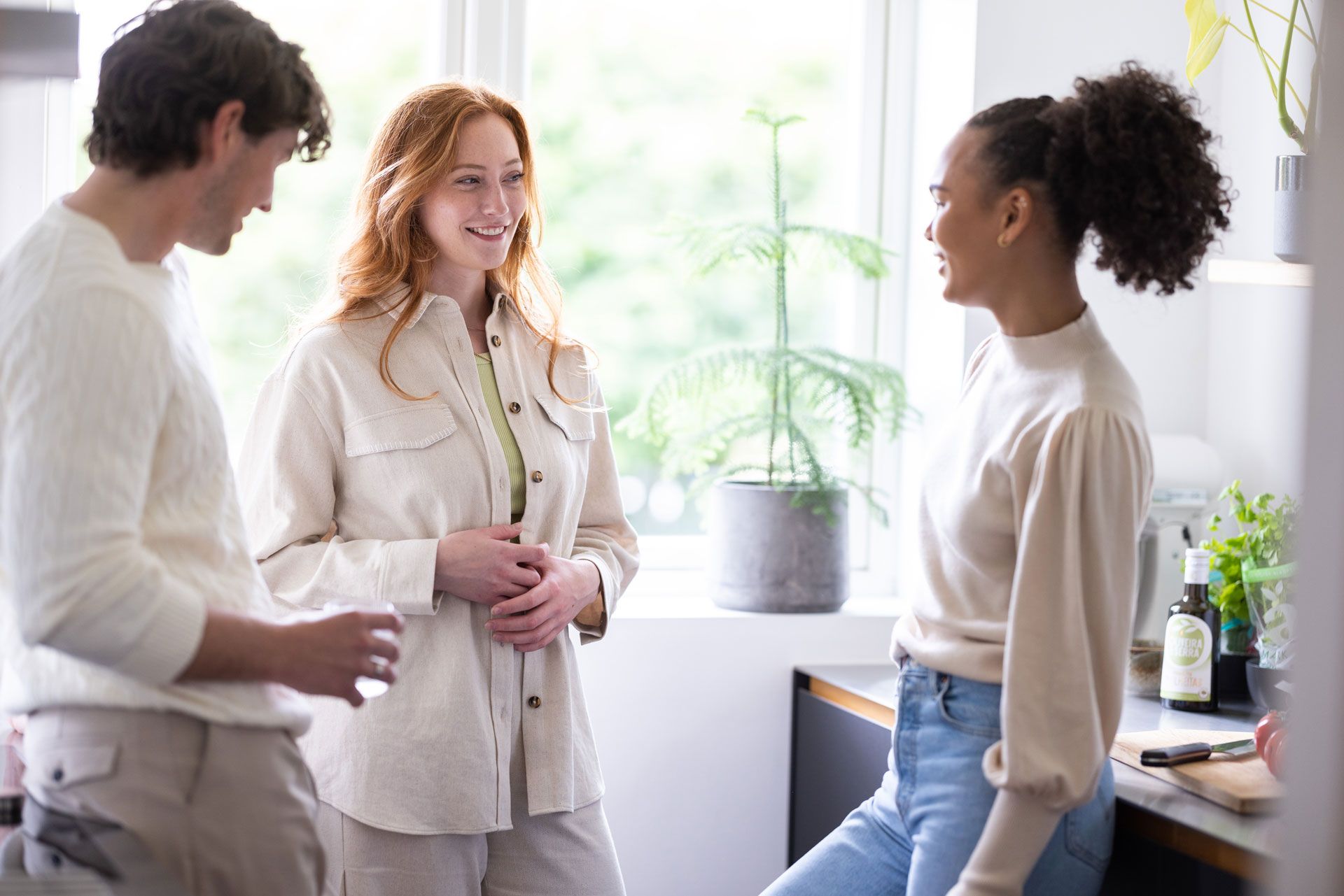 Unge mennesker på visning