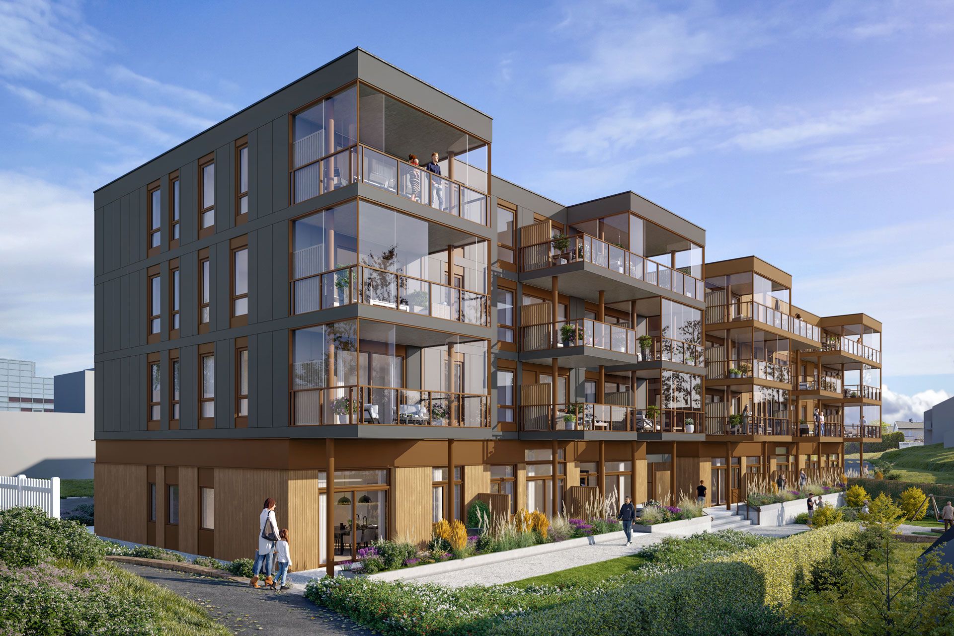 Det nye boligprosjektet 550 på Bryne