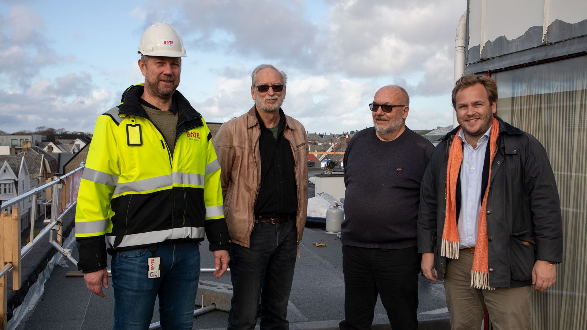 Styremedlemmer i Sameiet Park Terrasse sammen med Bate