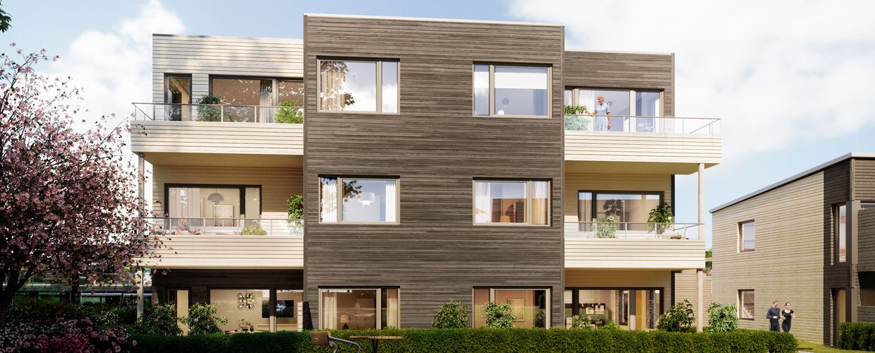 Leiligheter i siste byggetrinn i Strandhagen Horten