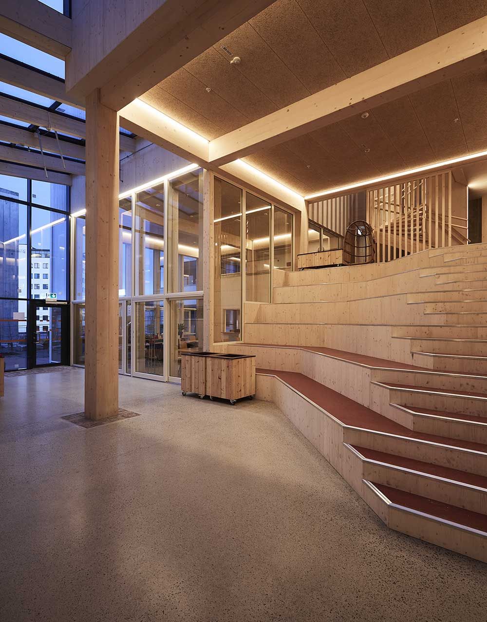 innsiden av vindmøllebakken