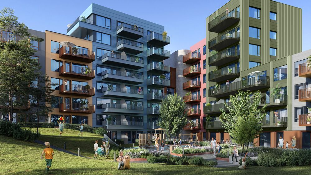 Fargehusene byggetrinn 1