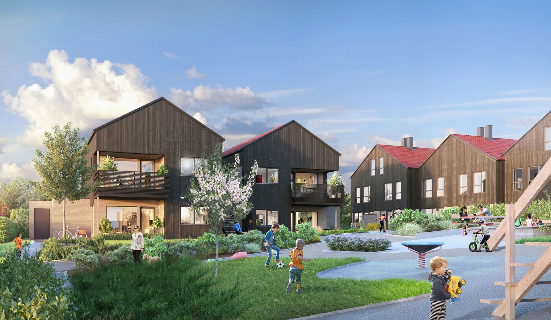 Leiligheter og rekkehus på Frøylandsstien, Hommersåk