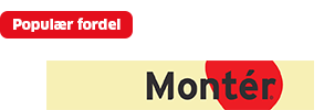 monter logo med populært merke
