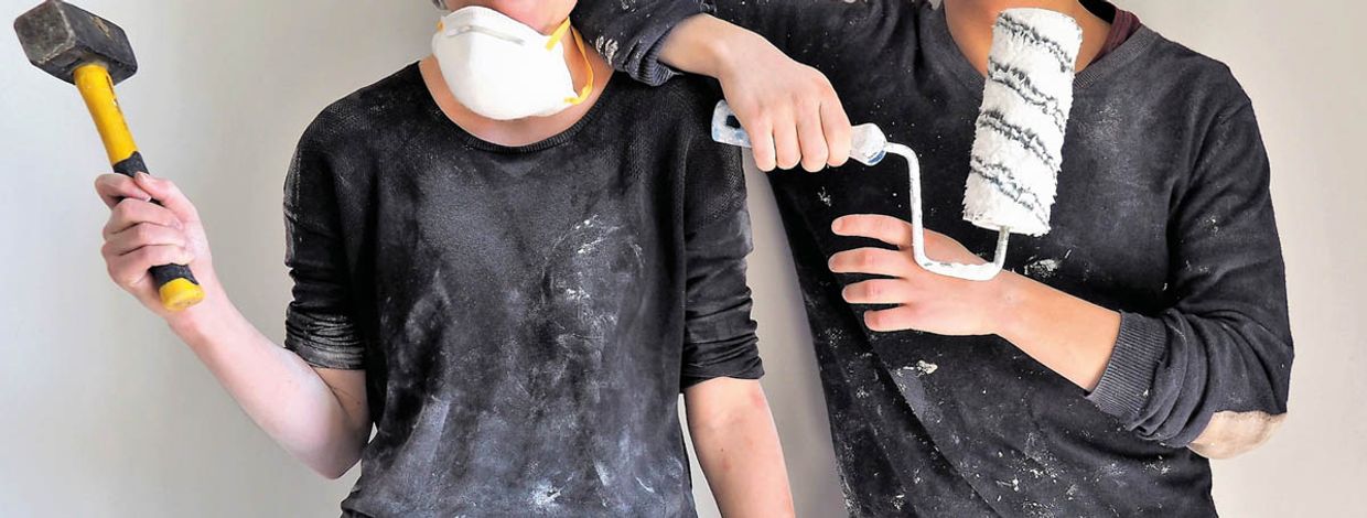 Ungt par klare for oppussing