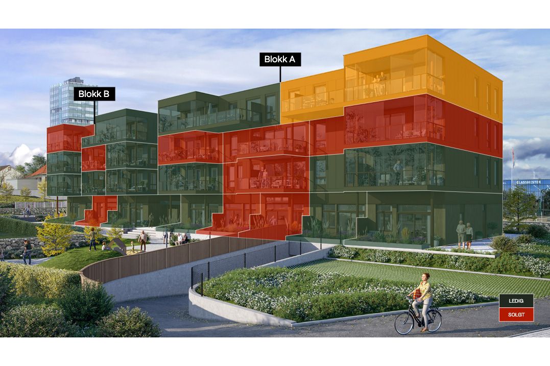 Boligvelger for leilighetsprosjektet 550