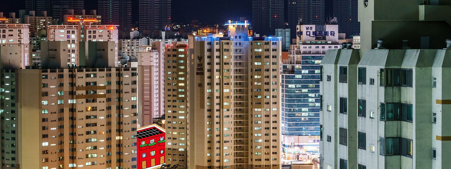 Skyline med Bate-hus