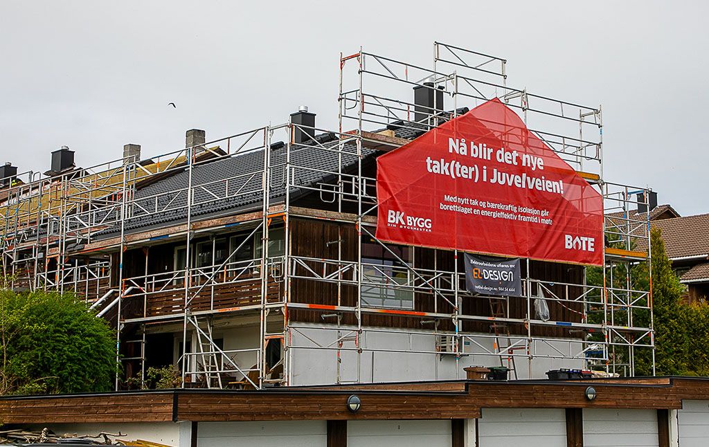 Takprosjekt i Juvelveien borettslag