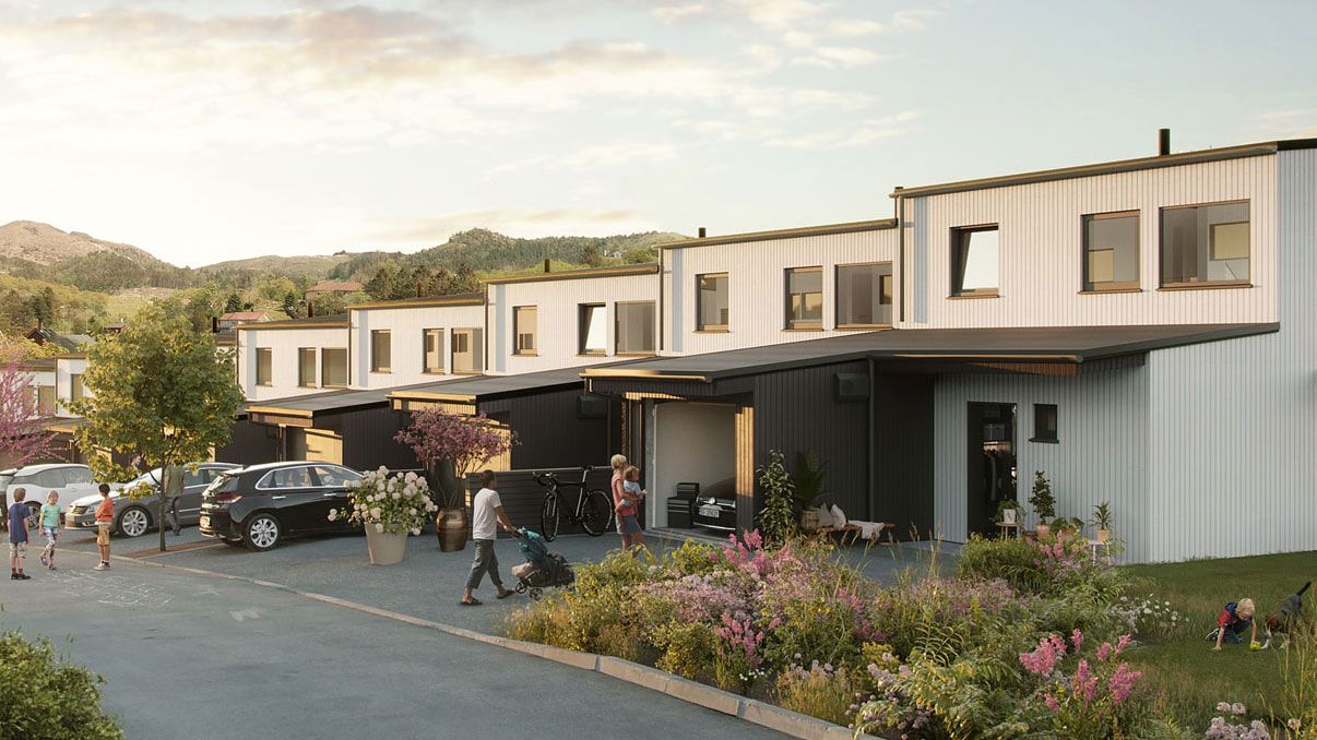 Garasje i planlagt bolig på Hovemarka