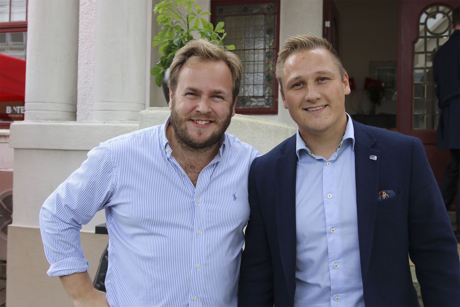 Halfdan Krohn-Brekke og Harald Larsen