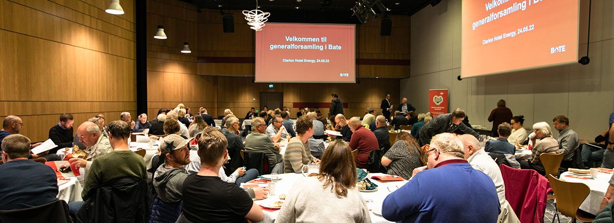 Bates generalforsamling på Clarion Hotel Energy