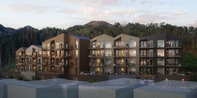 Første byggetrinn i Skogens ro, et nytt leilighetsprosjekt fra Bate på Kleivane i Sandnes