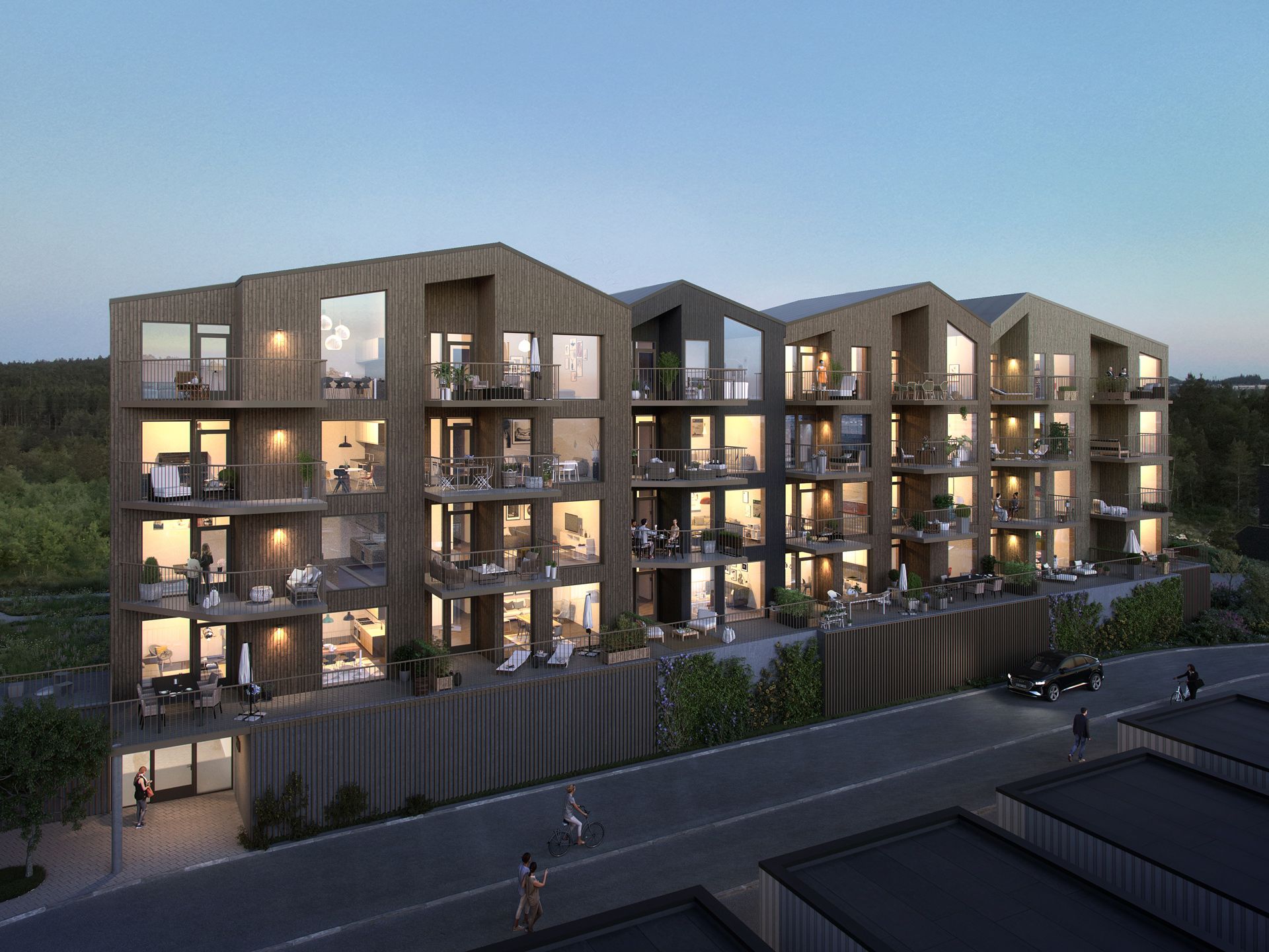 Byggetrinn 2 av Skogens ro på Kleivane