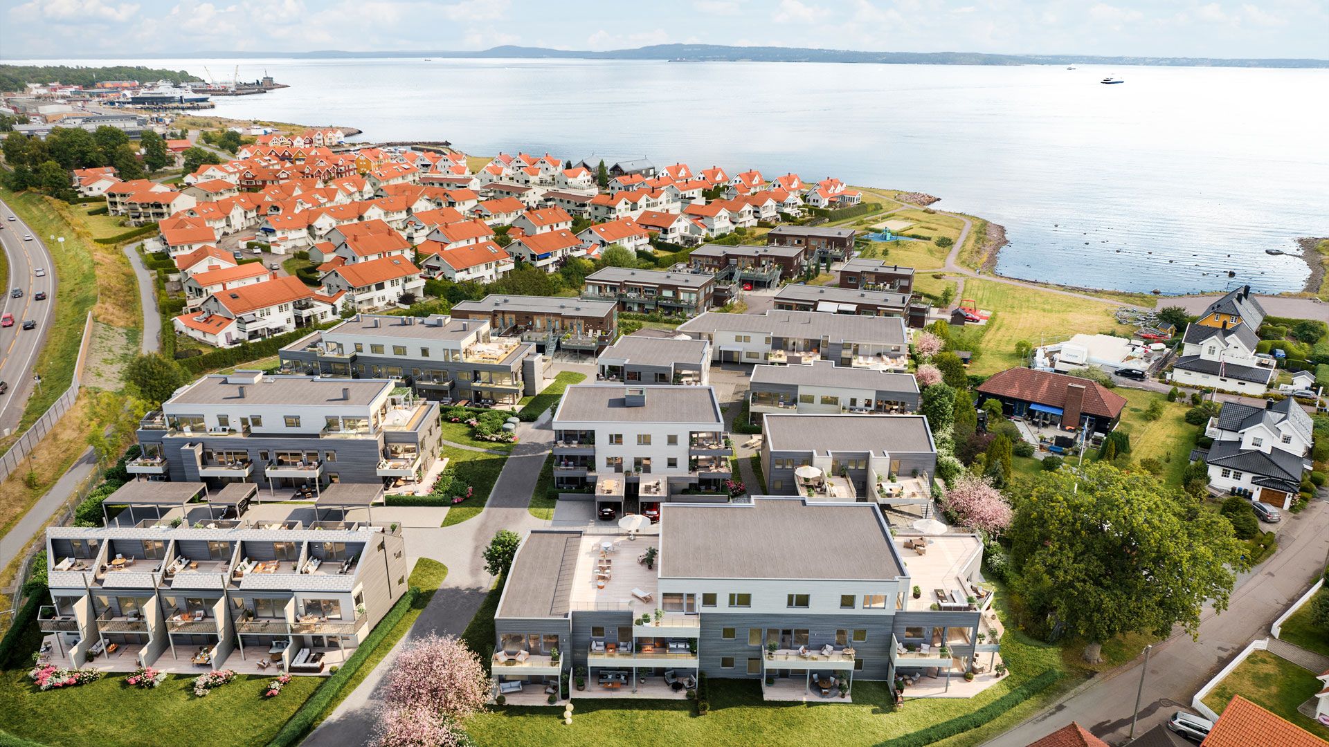 Det nye nabolaget Strandhagen Horten