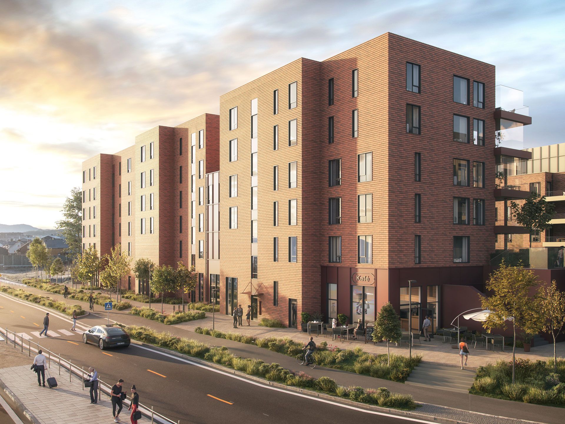 Første byggetrinn i Jåtunparken på Hinna