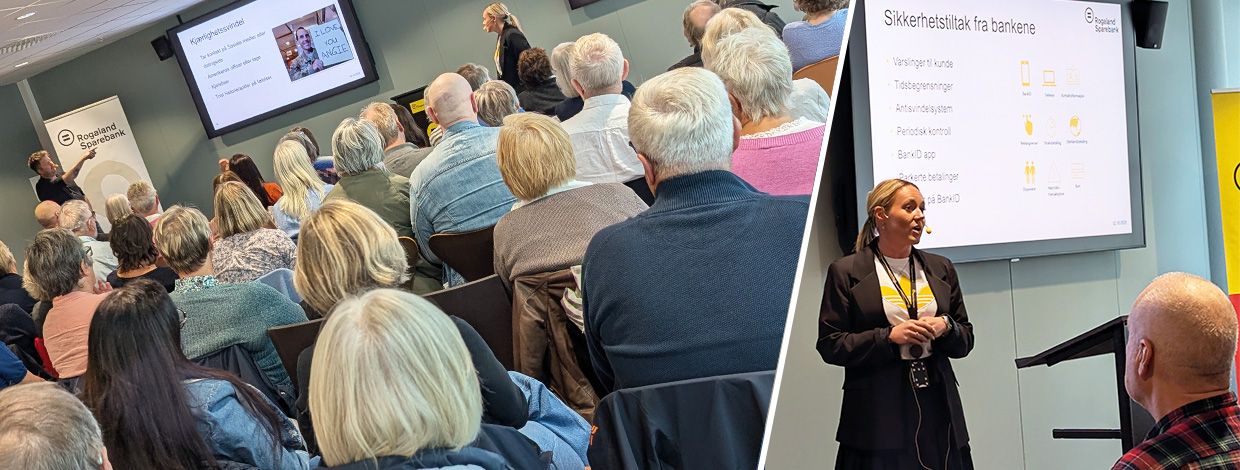 kursdeltakere bakfra og dame som snakker