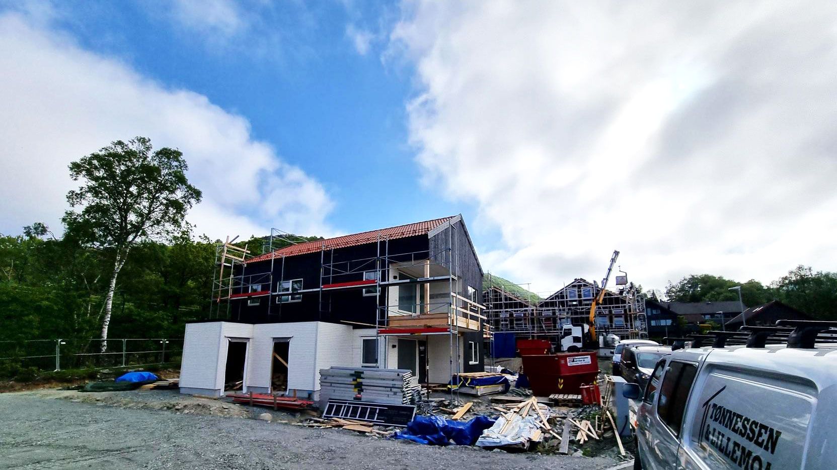 Leilighetsbygg og rekkehus på feltet Frøylandsstien på Hommersåk