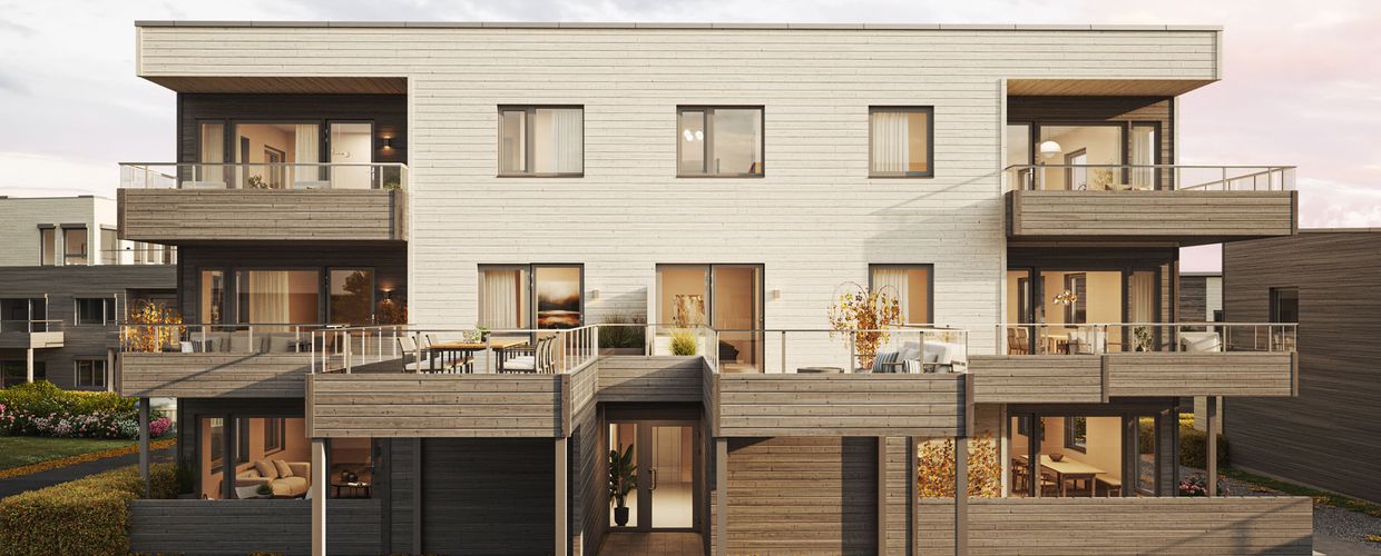 Leiligheter i tredje byggetrinn i Strandhagen Horten