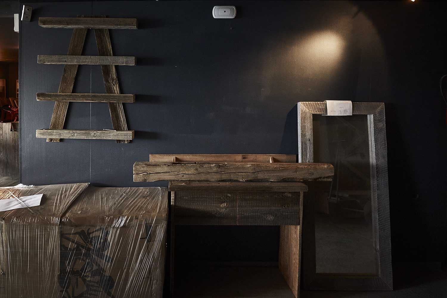 ulik miks av treverk