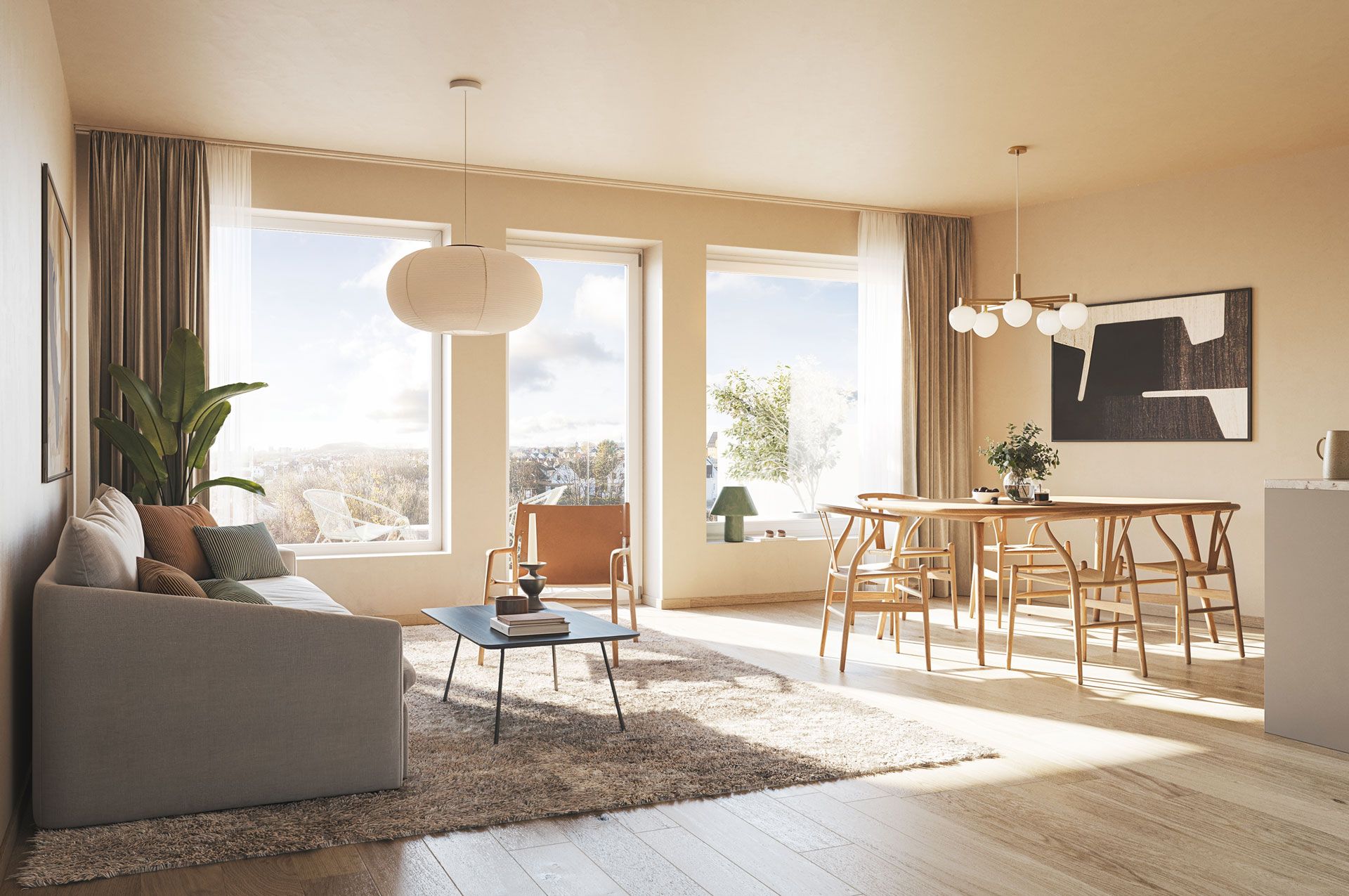 Leilighet i Fargehusene trinn 2