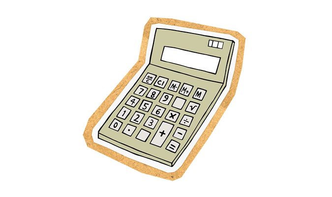 illustrasjon kalkulator