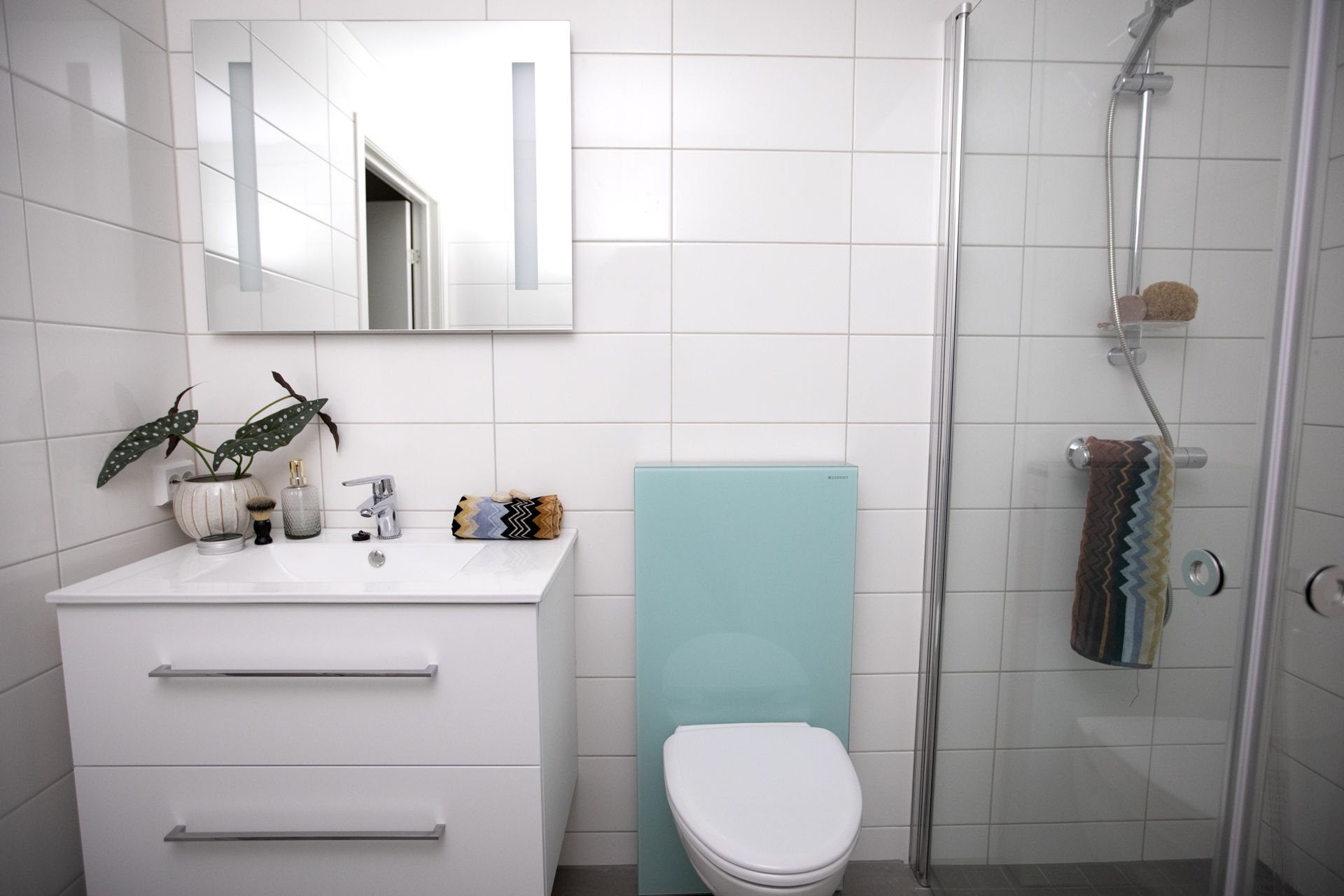 Baderomsinnredning på Frøylandsstien