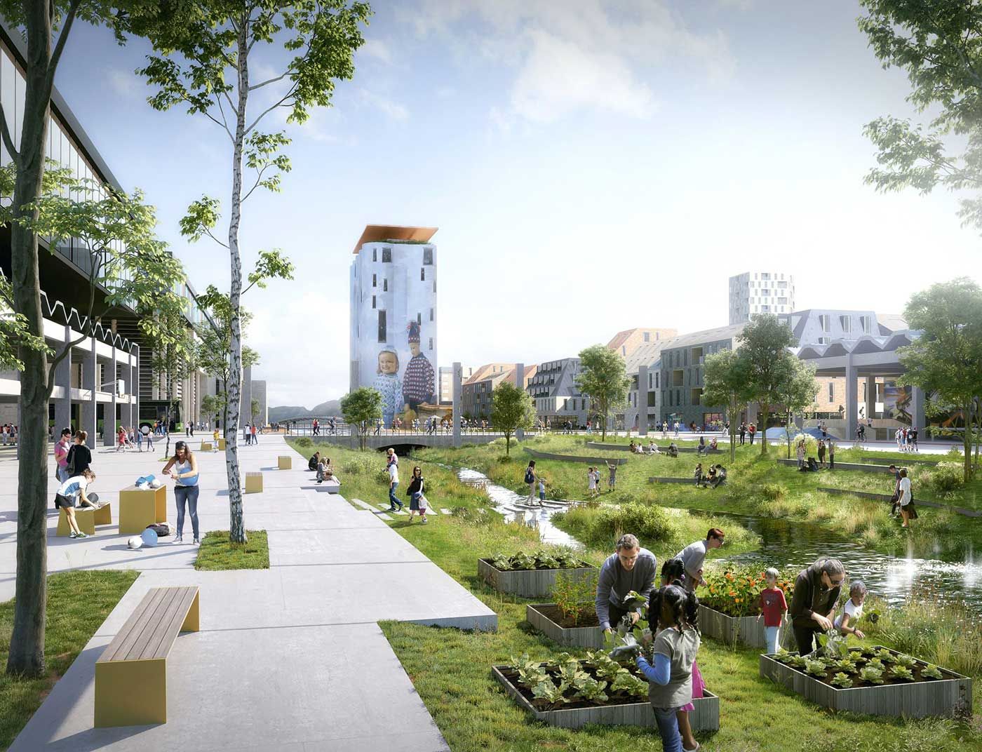 Illustrasjonsbilde av park i Stavanger