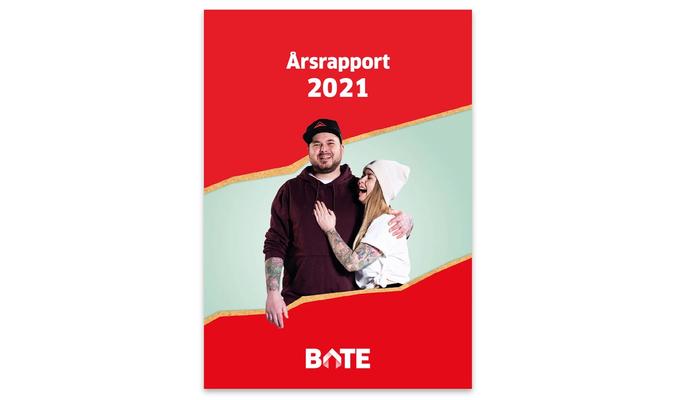 Forsiden til Bates årsrapport for 2021