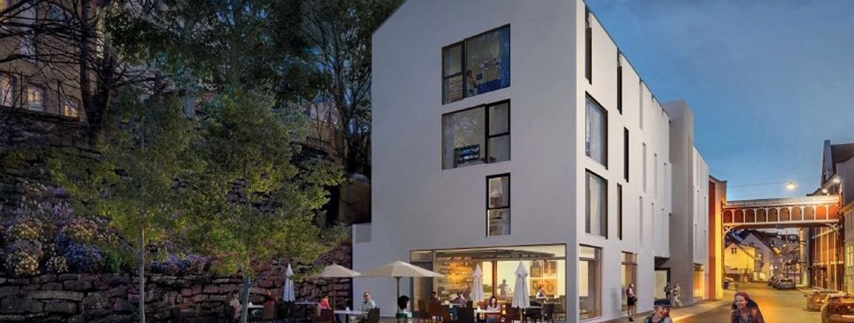 Planlagt bygning i Nedre Strandgate