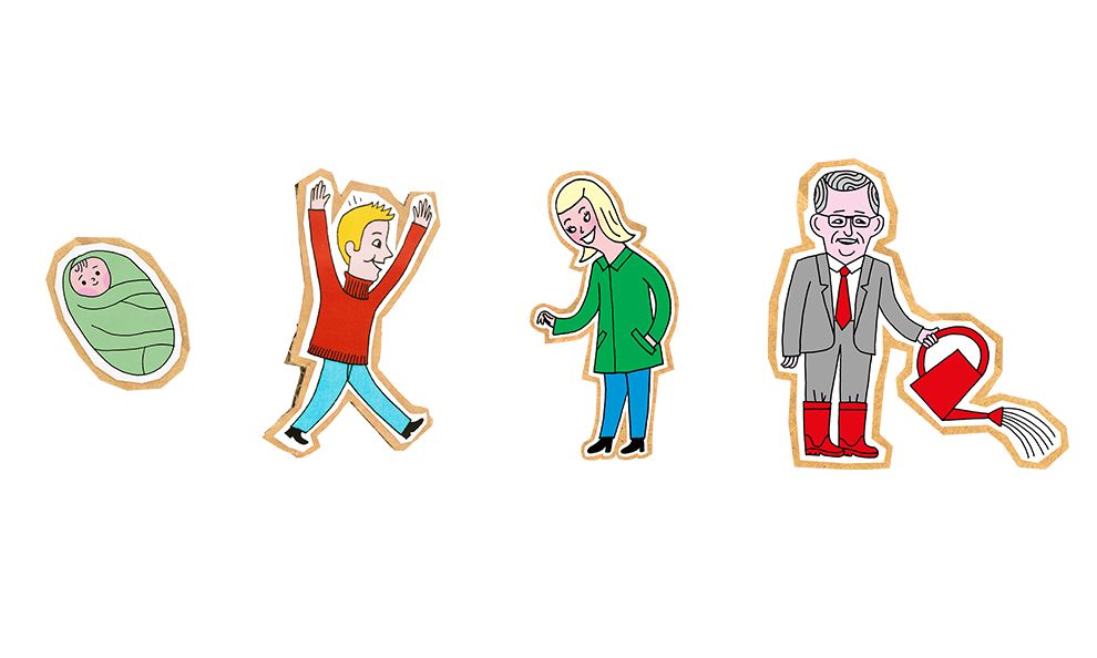 pappfigurer mennesker