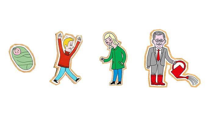 pappfigurer mennesker