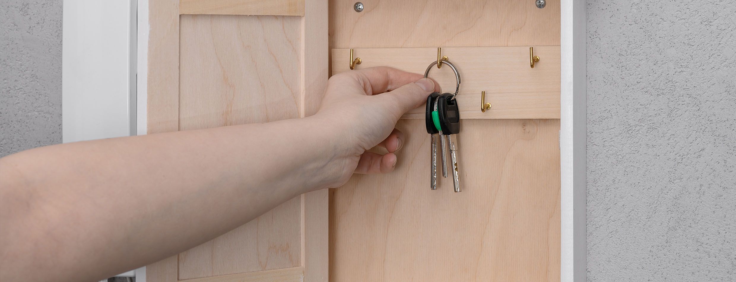 Universalnøkkel som legges i nøkkelskap i borettslag