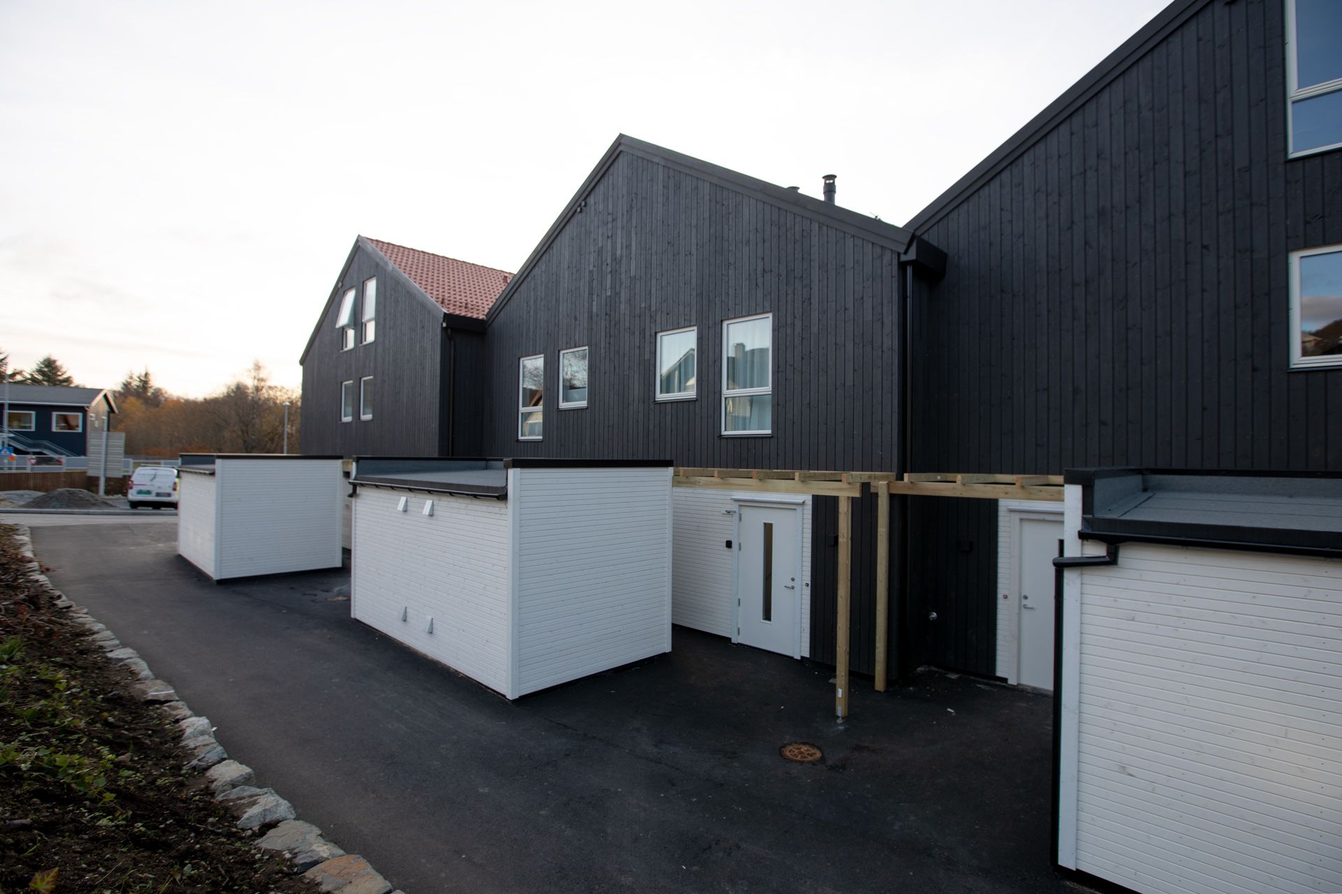 Rekkehus på Frøylandsstien