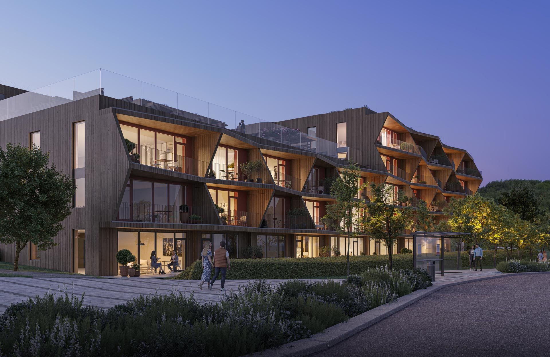 Fabel Forus sett fra gateplan