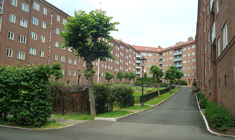 utsiden av et borettslag