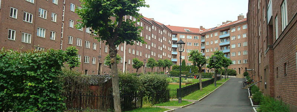 utsiden av et borettslag