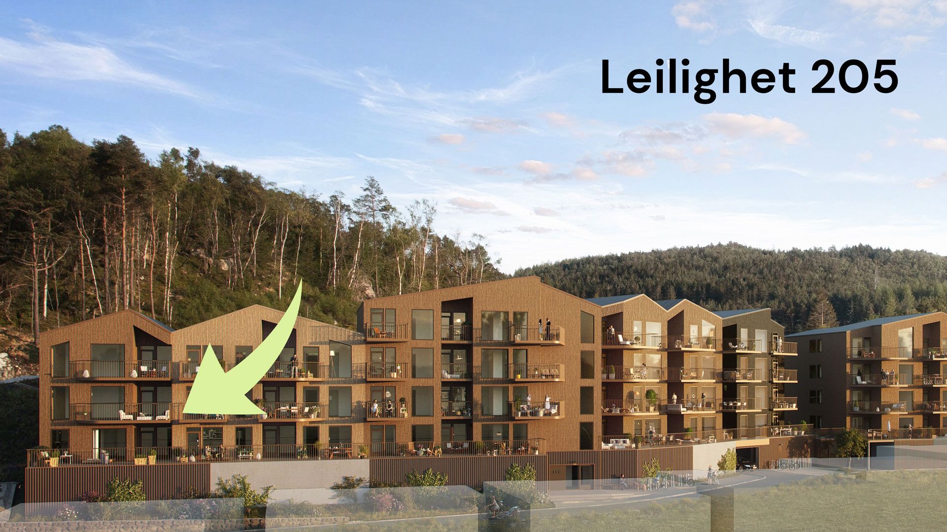 Leilighet 205 i Skogens ro på Kleivane