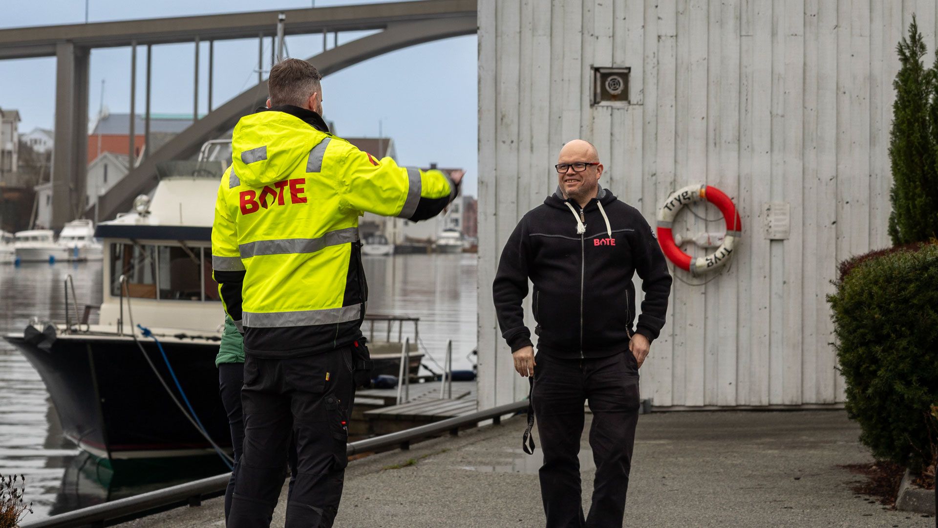 Ole Andreas Auestad og Rolf Bårdsen i Bate