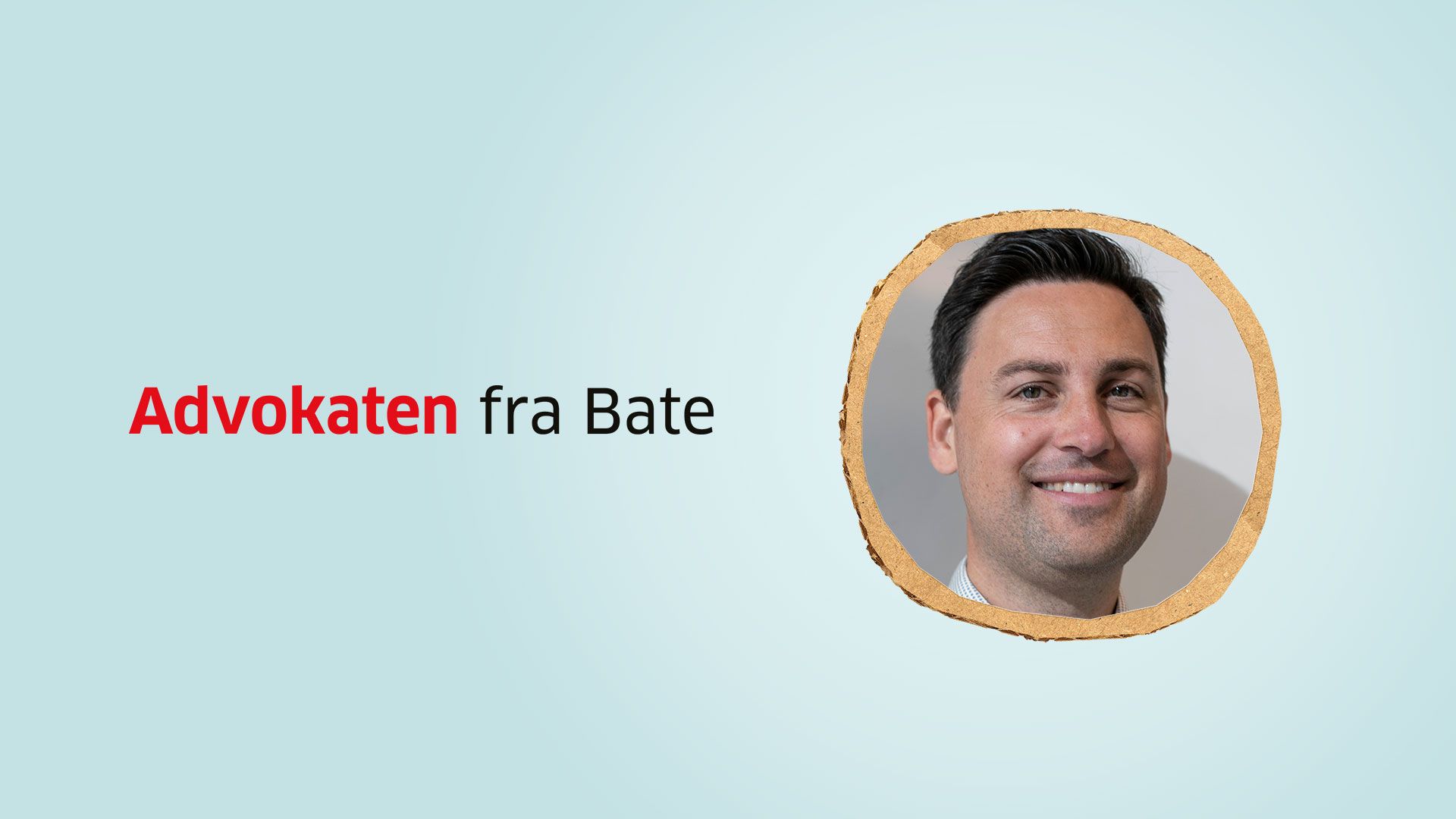 Anders Lea, advokat hos Bate