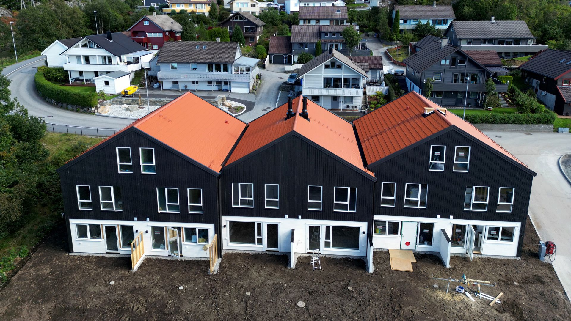 Rekkehus på Frøylandsstien, Hommersåk