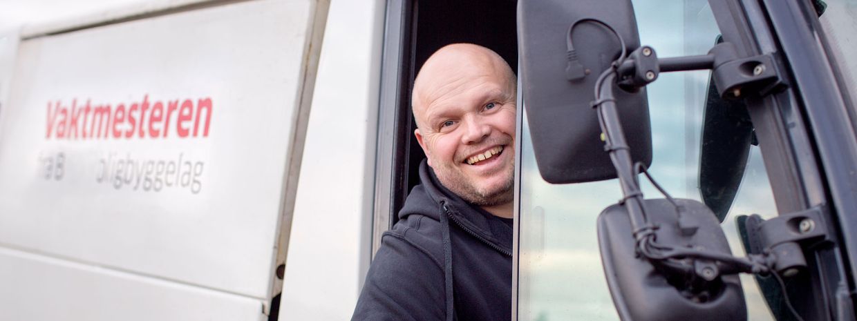 Vaktmester Rolf Bårdsen i Bate