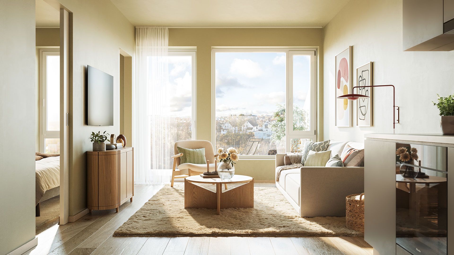 Leilighet i Fargehusene trinn 2