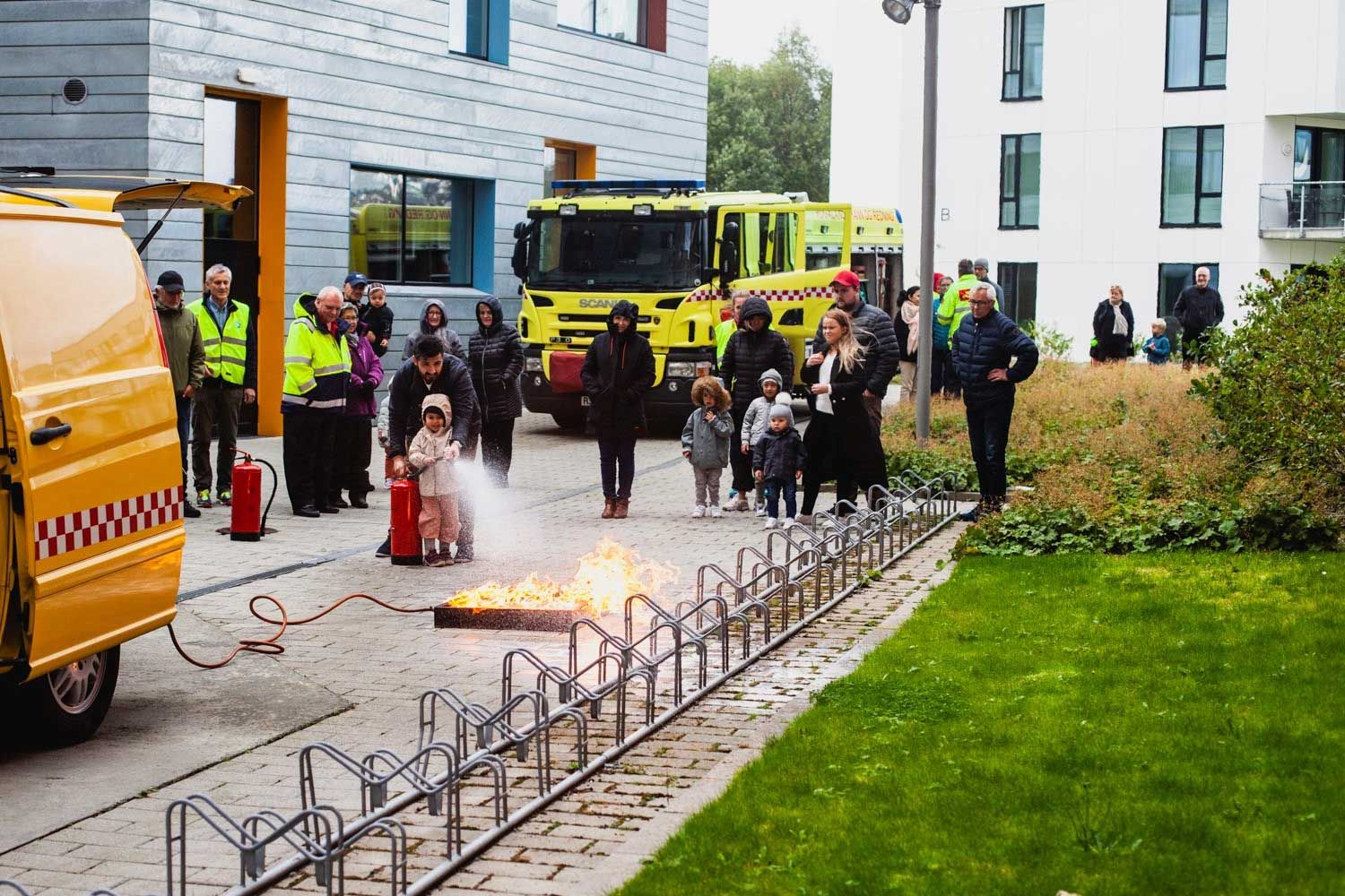 brannslukkings øvelse