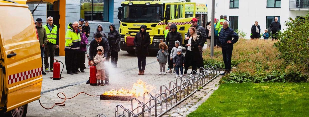 brannslukkings øvelse