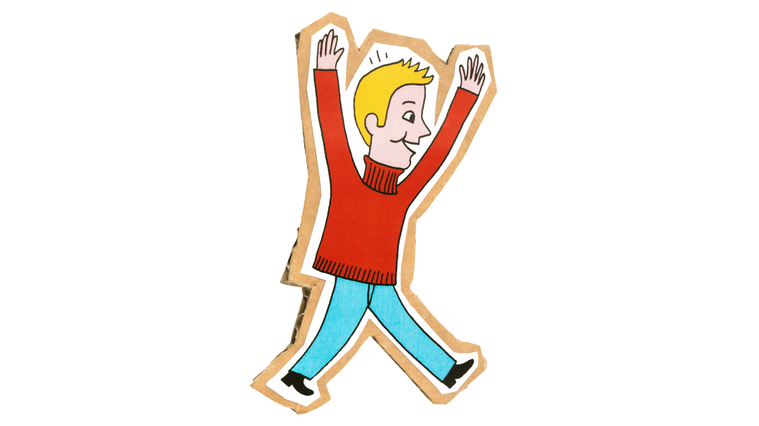 pappfigur_jublende gutt