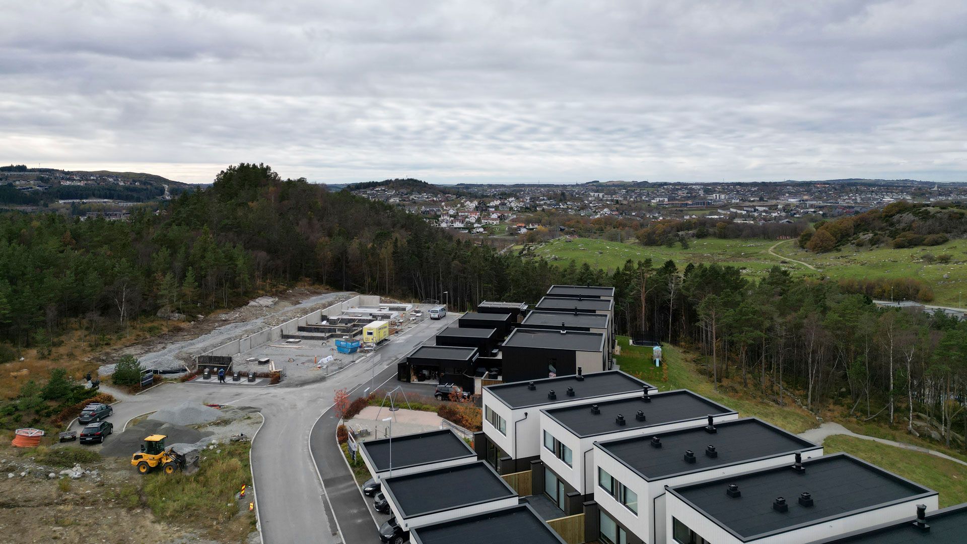 Utsikt fra Skogens ro på Kleivane